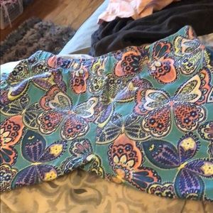 Butterfly Capri pants girl size 8